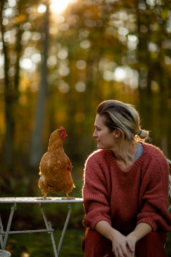 Aurelie et ses poules 